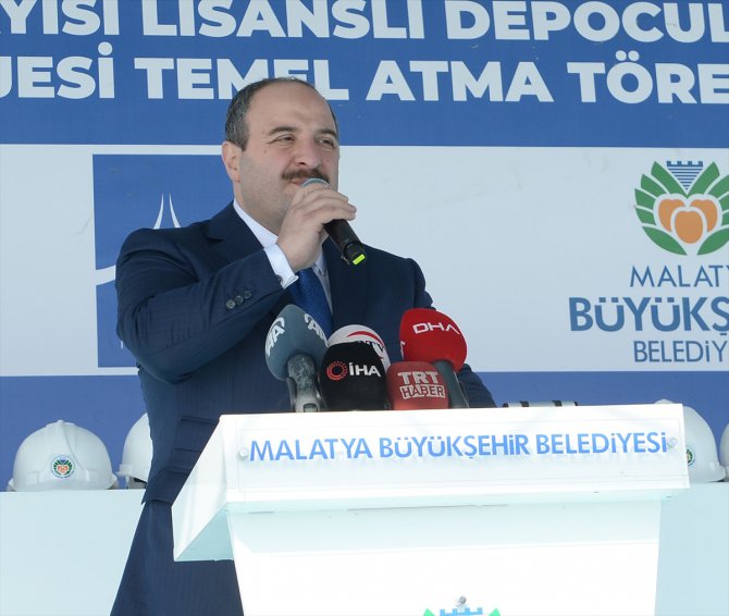 Malatya Kuru Kayısı Lisanslı Depoculuk ve Borsası temel atma töreni