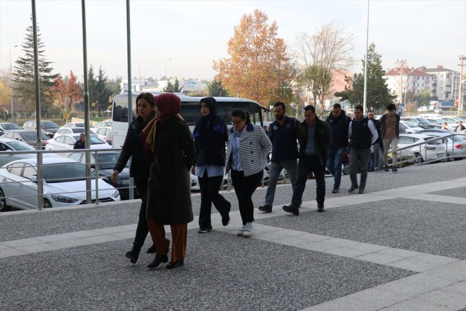 Bolu merkezli FETÖ/PDY operasyonunda gözaltına alınan 11 şüpheli adliyede