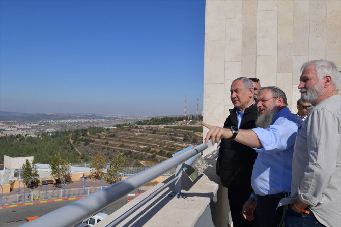 ABD'nin kararının ardından Netanyahu'dan Batı Şeria'daki Yahudi yerleşim birimine ziyaret