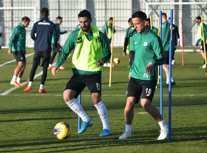 Konyaspor, Gaziantep Futbol Kulübü maçı hazırlıklarına başladı