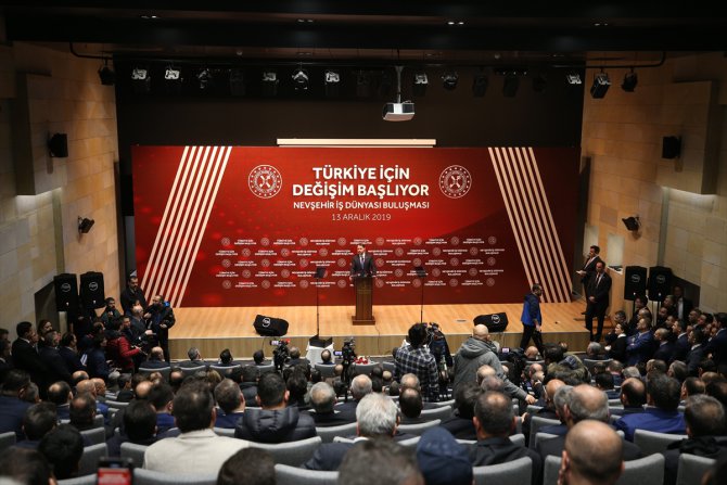 Hazine ve Maliye Bakanı Albayrak Nevşehir'de iş insanlarıyla buluştu: