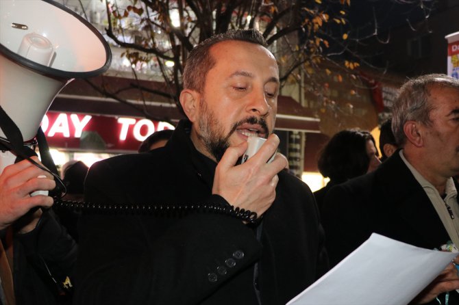 Çin'in Doğu Türkistan politikaları Edirne ve Tekirdağ'da protesto edildi