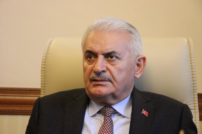 Binali Yıldırım Erzincan'da ziyaretlerde bulundu