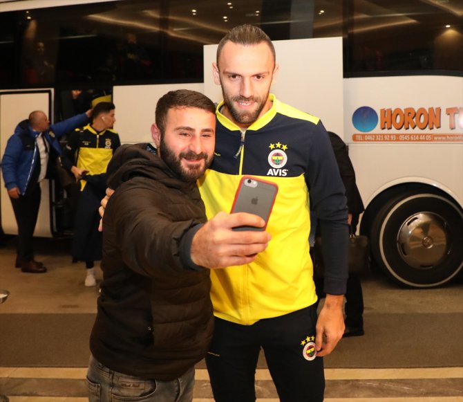 Fenerbahçe kafilesi Rize'ye geldi