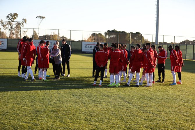 Lider Sivasspor, ikinci yarı hazırlıklarını sürdürdü