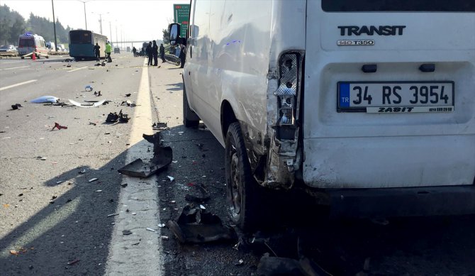 TEM Otoyolu Ümraniye mevkisinde trafik kazası: 2 ölü