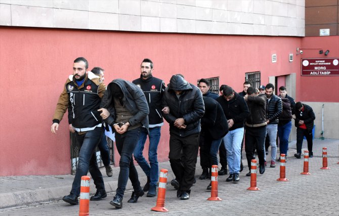 GÜNCELLEME - Kayseri'de uyuşturucu operasyonunda 14 şüpheli yakalandı