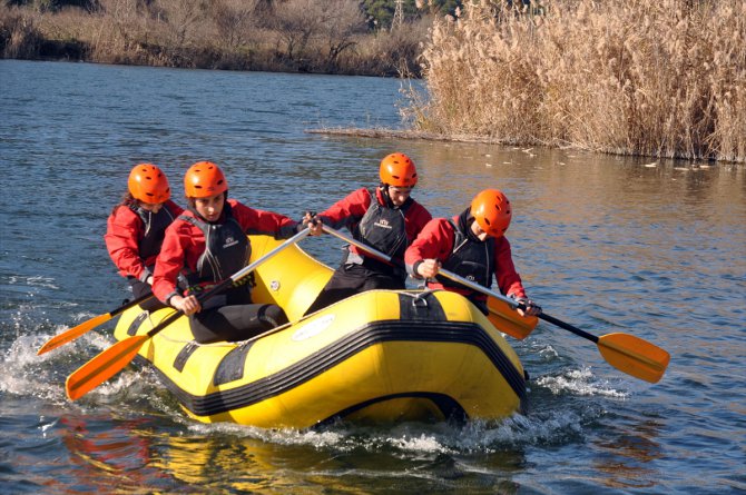 Rafting Milli Takımı, Muğla'da kampa girdi