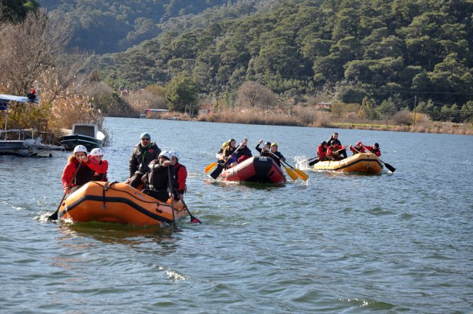 Rafting Milli Takımı, Muğla'da kampa girdi