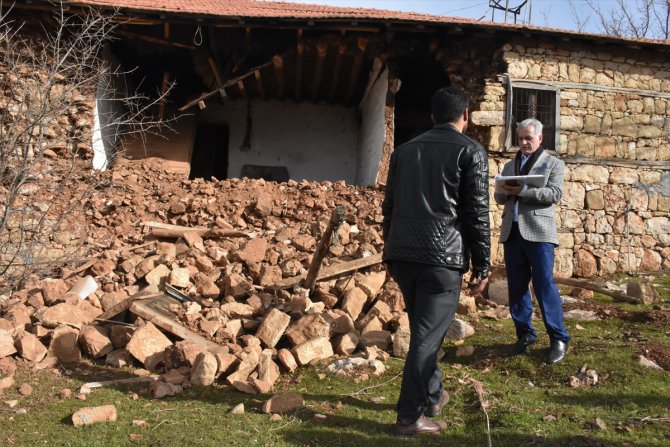 Adıyaman'da deprem sonrası hasar tespit çalışmaları sürdürülüyor