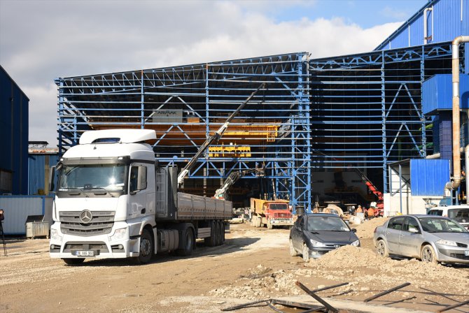 Bartın'da kurulan ark ocağıyla ithal demir kalemi ihracata dönüşecek