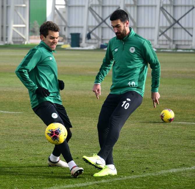 Konyaspor, Antalyaspor maçının hazırlıklarına başladı