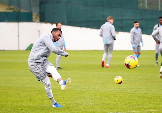 Trabzonspor, Fenerbahçe maçının hazırlıklarını sürdürdü