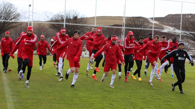 Lider Sivasspor kupa maçına hazırlanıyor