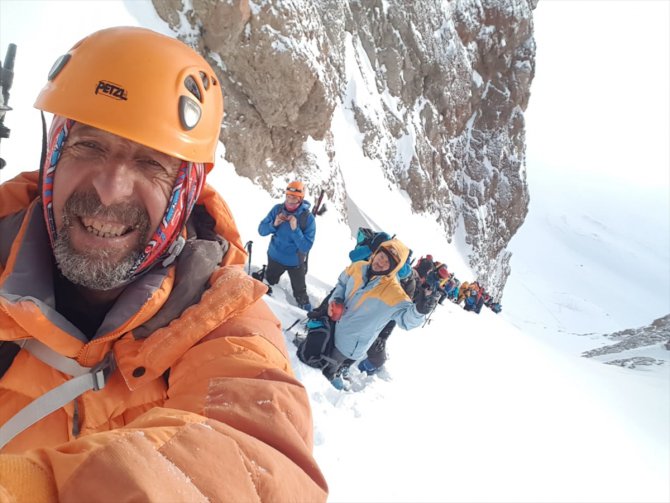 Hacılar Erciyes 10. Uluslararası Zirve Tırmanışı tamamlandı