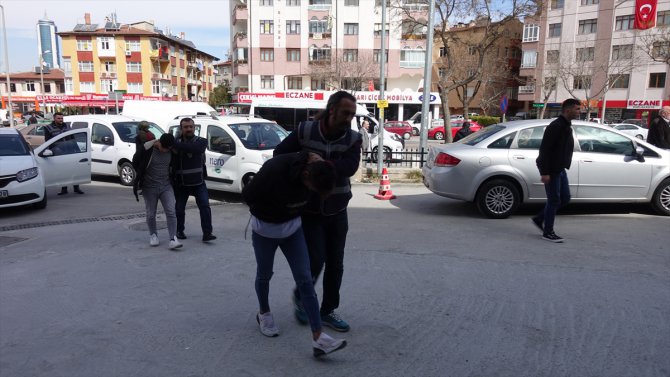 Konya'da Suriye uyrukluları gasbettiği ileri sürülen 8 zanlıdan 4'ü tutuklandı