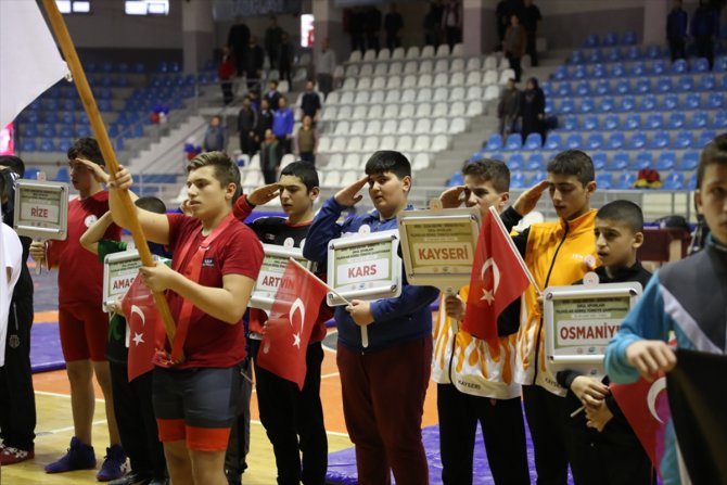 Türkiye Yıldızlar Güreş Şampiyonası, Tokat'ta başladı