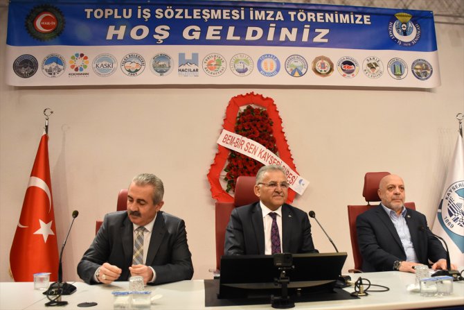 Kayseri'de 15 belediye toplu iş sözleşmesi imzaladı