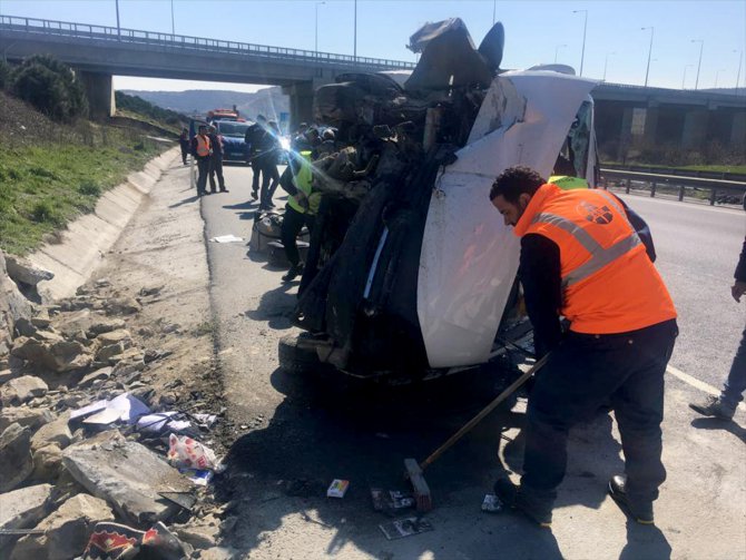 Arnavutköy'de trafik kazası