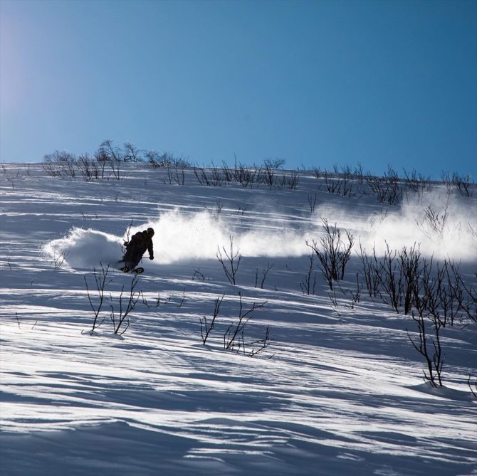 Kaçkarlarda heliski heyecanı sona erdi