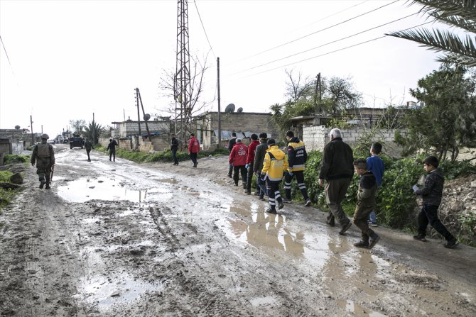 Türkiye'den Afrin'de koronavirüse karşı bilgilendirme çalışması