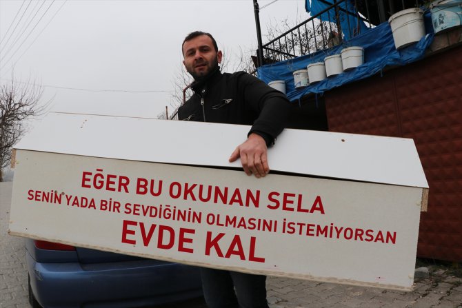 Bolu'da tabutlu "evde kal" çağrısına adli işlem yapıldı