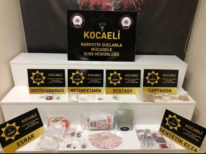 Kocaeli'de düzenlenen uyuşturucu operasyonunda 9 şüpheli yakalandı