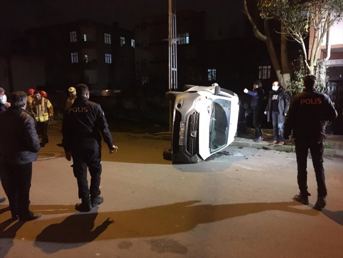 Başakşehir'deki trafik kazasında 1 kişi yaralandı