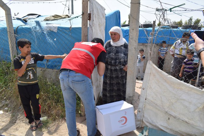 Türk Kızılaydan Irak'taki Türkmenlere ramazan yardımı