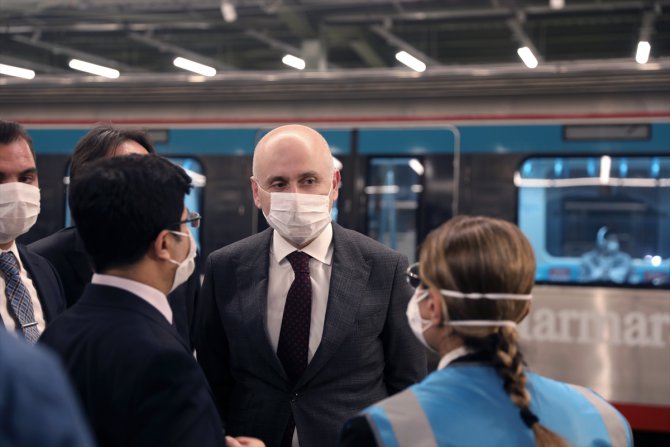 Marmaray'dan ilk yurt içi yük treni geçti