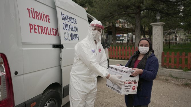 Türkiye Petrolleri ve İskender Zülfikari Vakfından ihtiyaç sahiplerine gıda yardımı