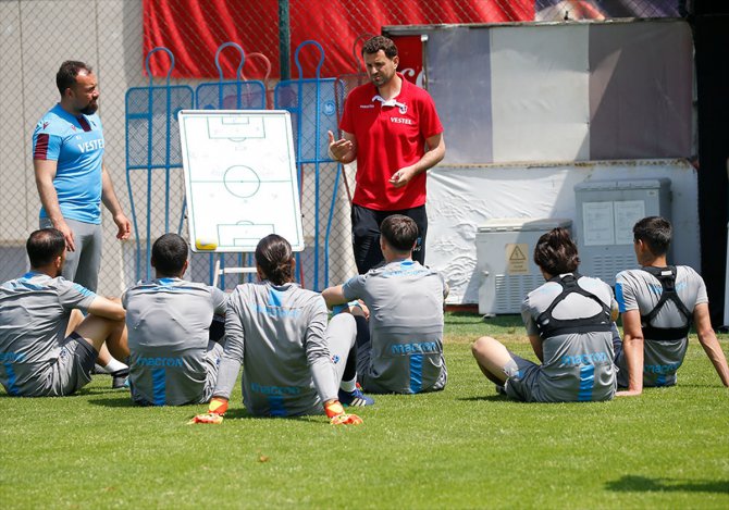 Trabzonspor çalışmalarını sürdürdü