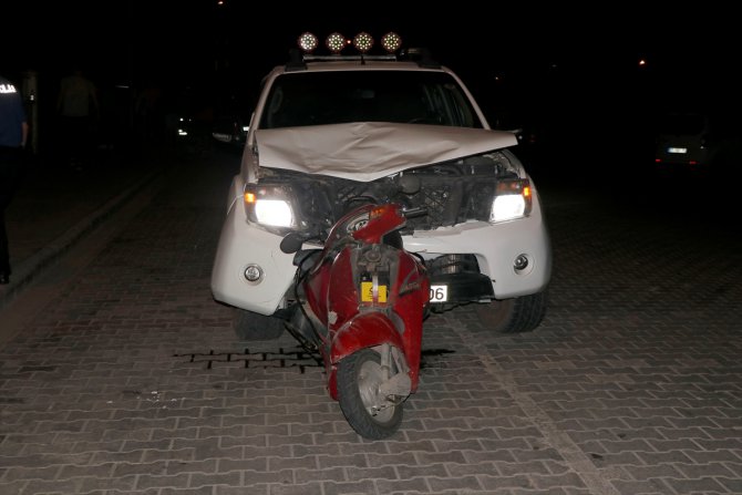 Muğla'da kamyonetin çarptığı motosiklet sürücüsü ağır yaralandı