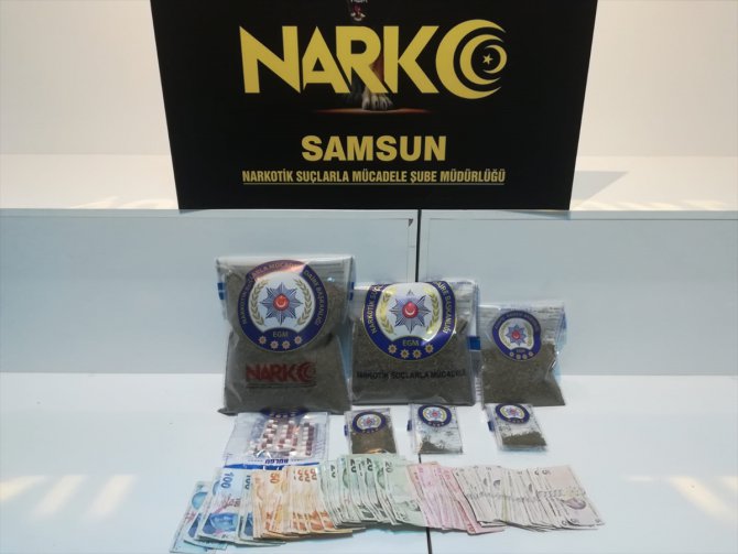 Samsun'da uyuşturucu operasyonlarında gözaltına alınan 5 kişi tutuklandı