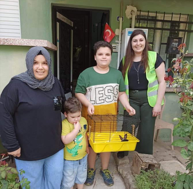 CİMER'e yazarak tavşan isteyen kardeşlerin talebi yerine getirildi