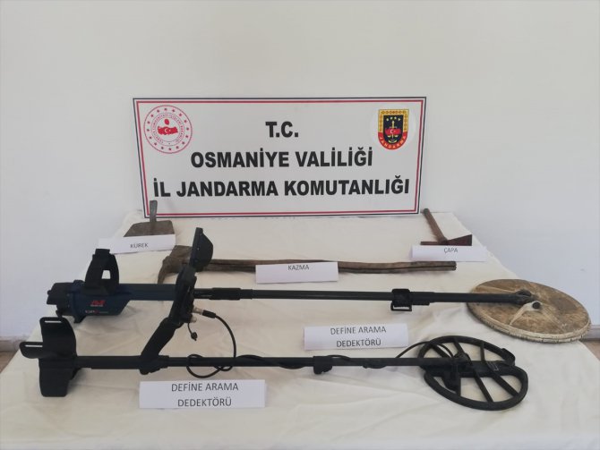 Osmaniye'de kaçak kazı yaptığı iddia edilen 5 kişi gözaltına alındı