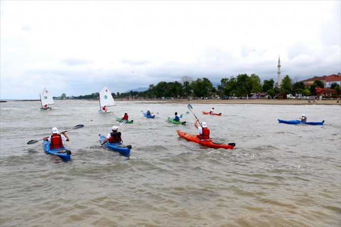 Ordu'da yelken ve kano tesisi açıldı