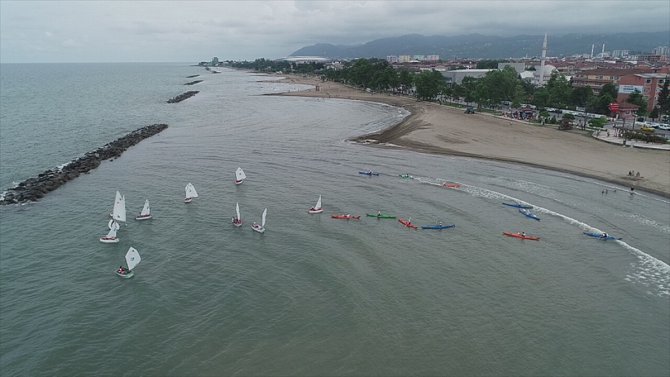 Ordu'da yelken ve kano tesisi açıldı