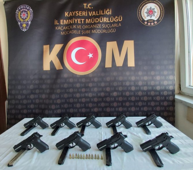 Kayseri'de silah kaçakçılığı operasyonu: 4 gözaltı