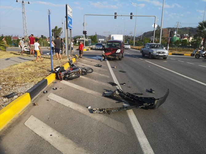 Muğla'da kamyonetle çarpışan motosikletin sürücüsü öldü