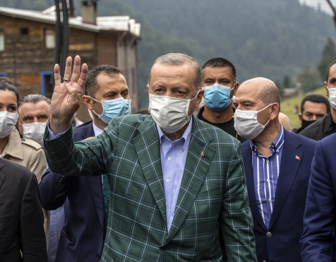 Cumhurbaşkanı Erdoğan, Ayder Yaylası'nda konuştu: