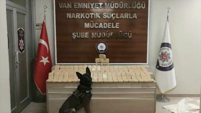 Van'da 45 kilo 235 gram eroin ele geçirildi