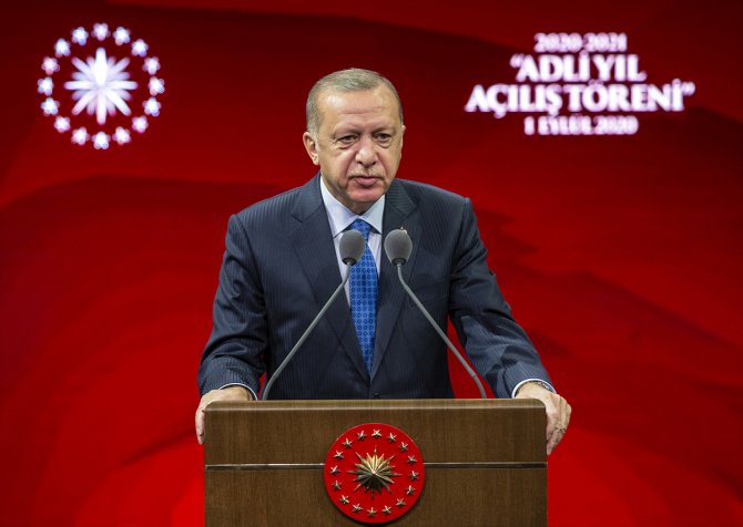 Cumhurbaşkanı Erdoğan, 2020-2021 Adli Yıl Açılış Töreni'nde konuştu: (1)