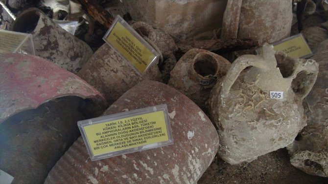 Taşucu Amphora Müzesi ziyaretçilerini bekliyor