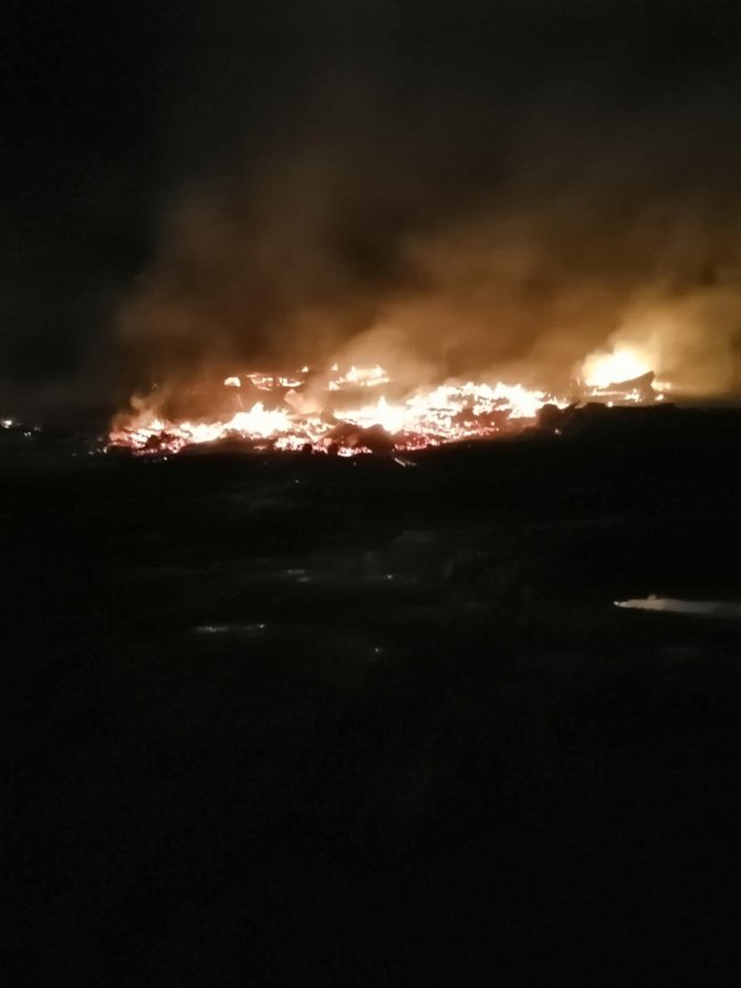 Bolu'da iki yayla evi, iki ahır ve samanlık yandı