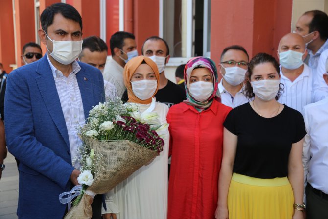 Çevre ve Şehircilik Bakanı Kurum, Bulancak'ta incelemelerde bulundu