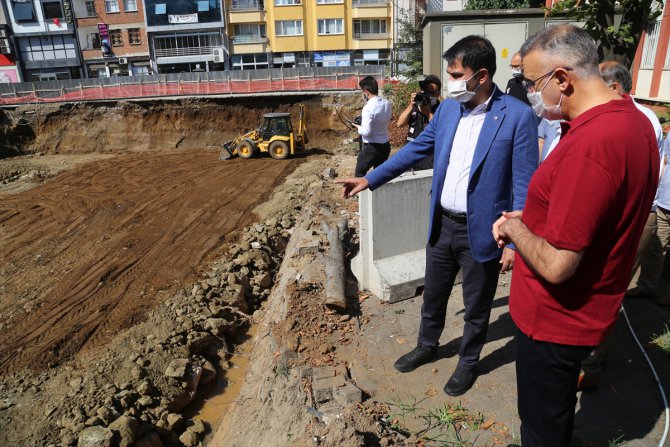 Çevre ve Şehircilik Bakanı Kurum, Bulancak'ta incelemelerde bulundu