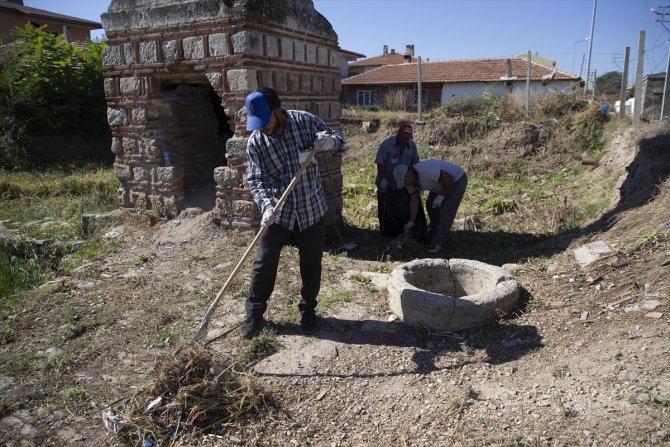 Edirne'deki tarihi alanlarda bakım ve temizlik çalışması yapıldı