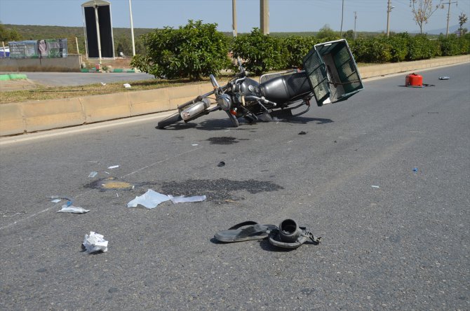 Aydın'da otomobille çarpışan motosikletin sürücüsü öldü