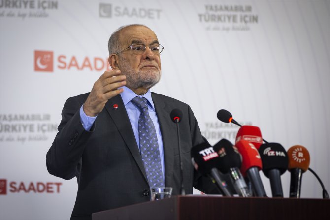 Saadet Partisi Genel Başkanı Karamollaoğlu, gündemi değerlendirdi: